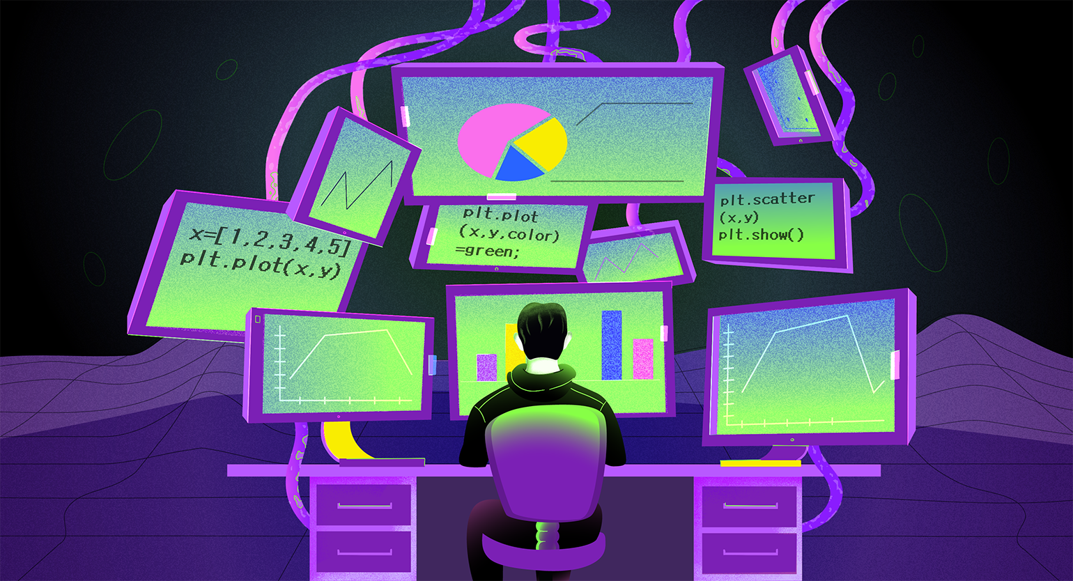 Библиотека Matplotlib в Python: что это такое, примеры построения графиков  функций и диаграмм / Skillbox Media