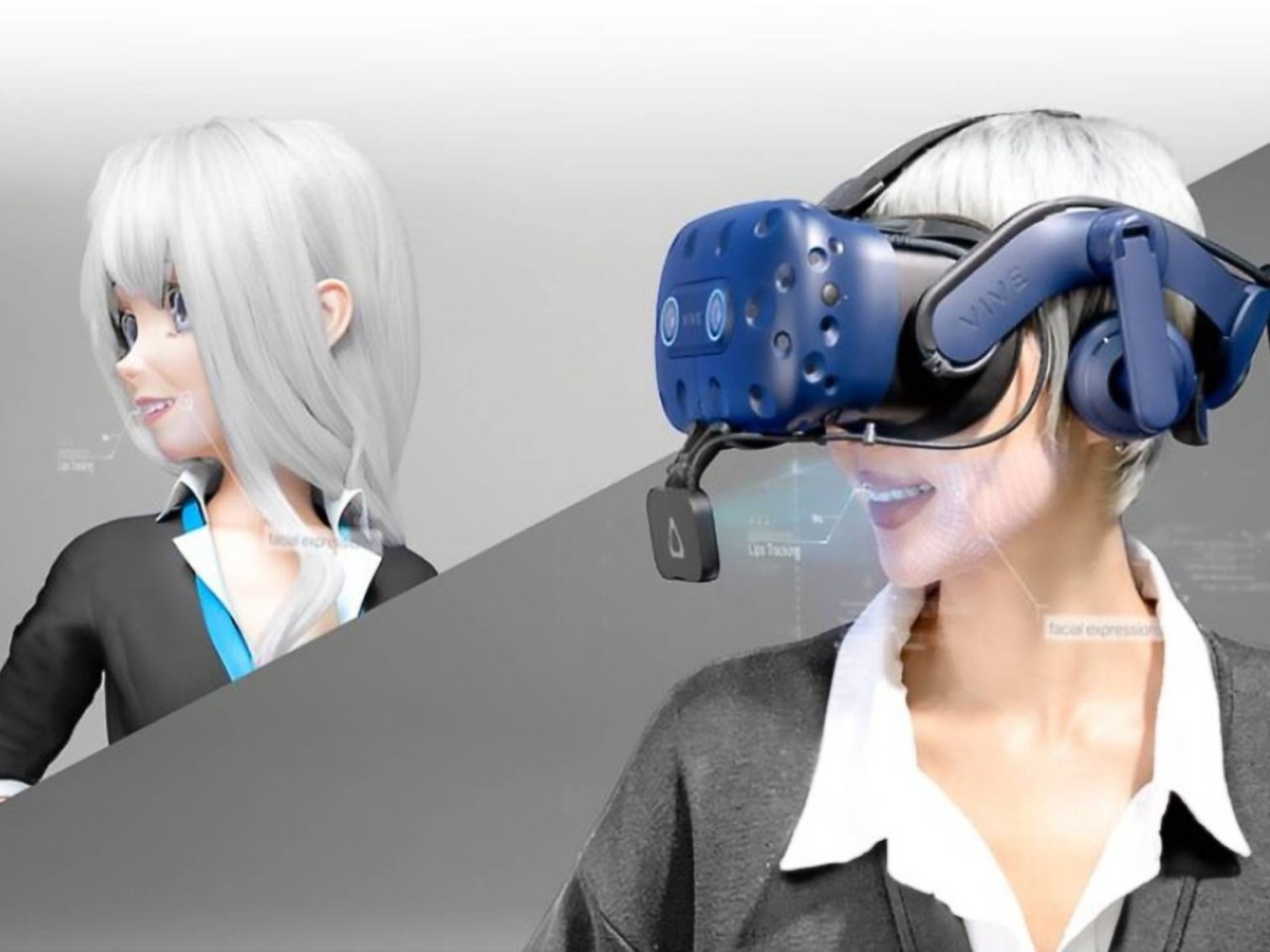 HTC научила VR-шлем отслеживать движения лица / Skillbox Media