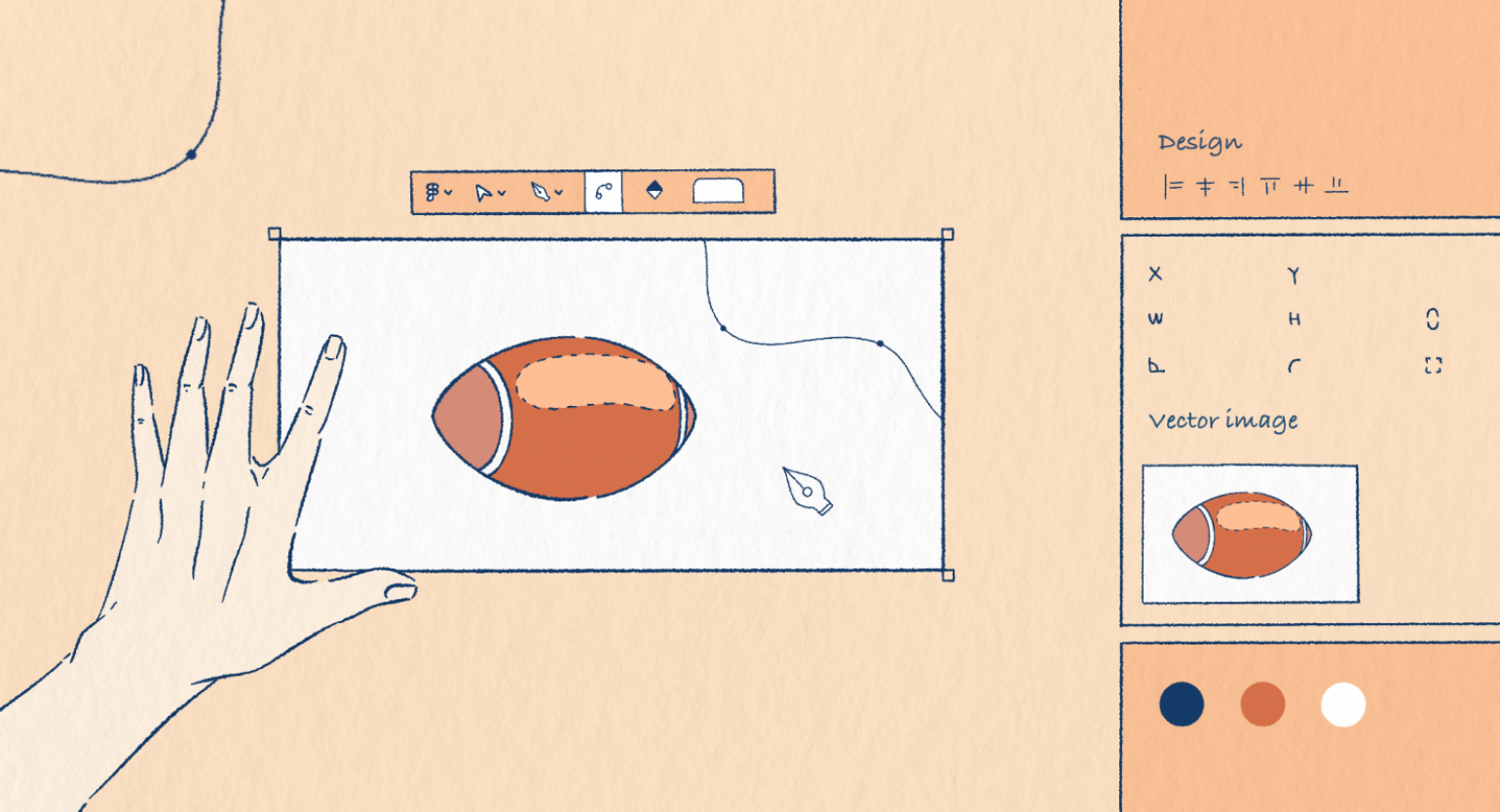 Как рисовать векторные изображения в Figma / Skillbox Media
