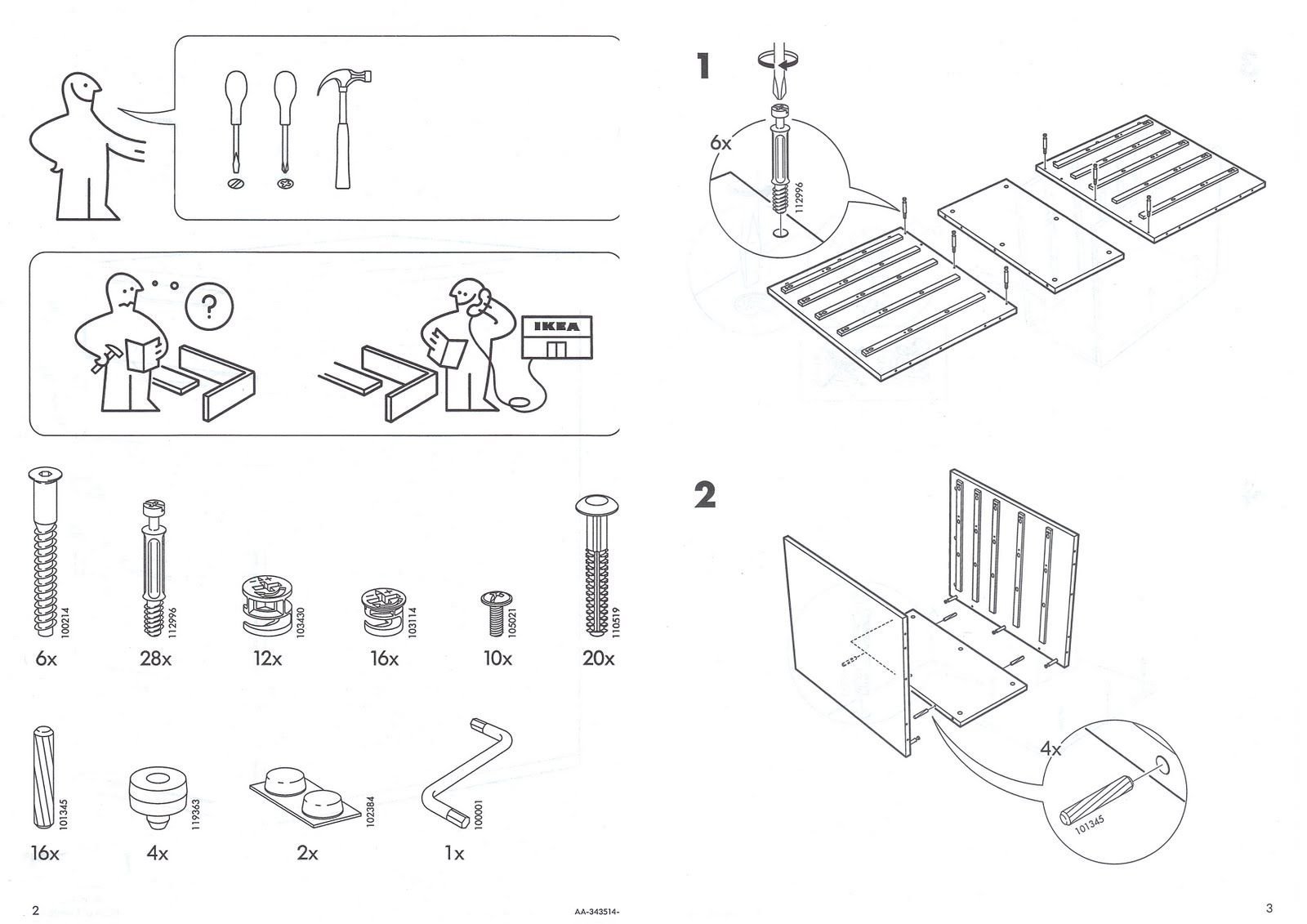 Инструкции IKEA — это технические иллюстрации, но их оживляют яркие образы человечков