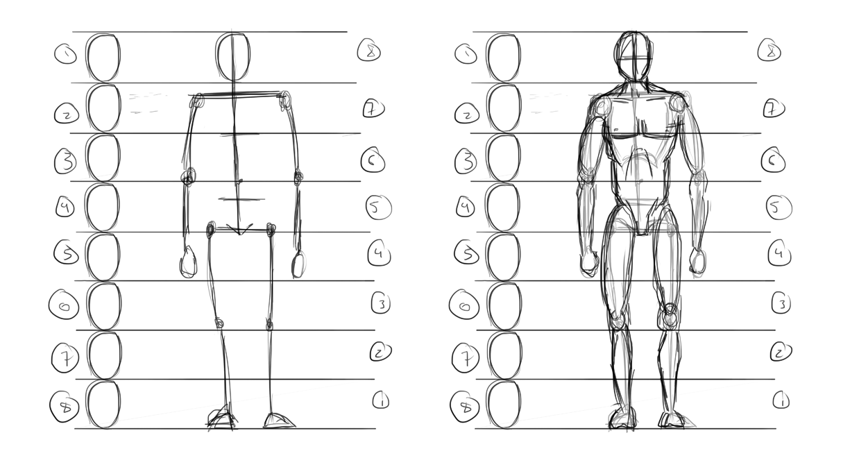 Как нарисовать набросок человека: 5 простых шагов